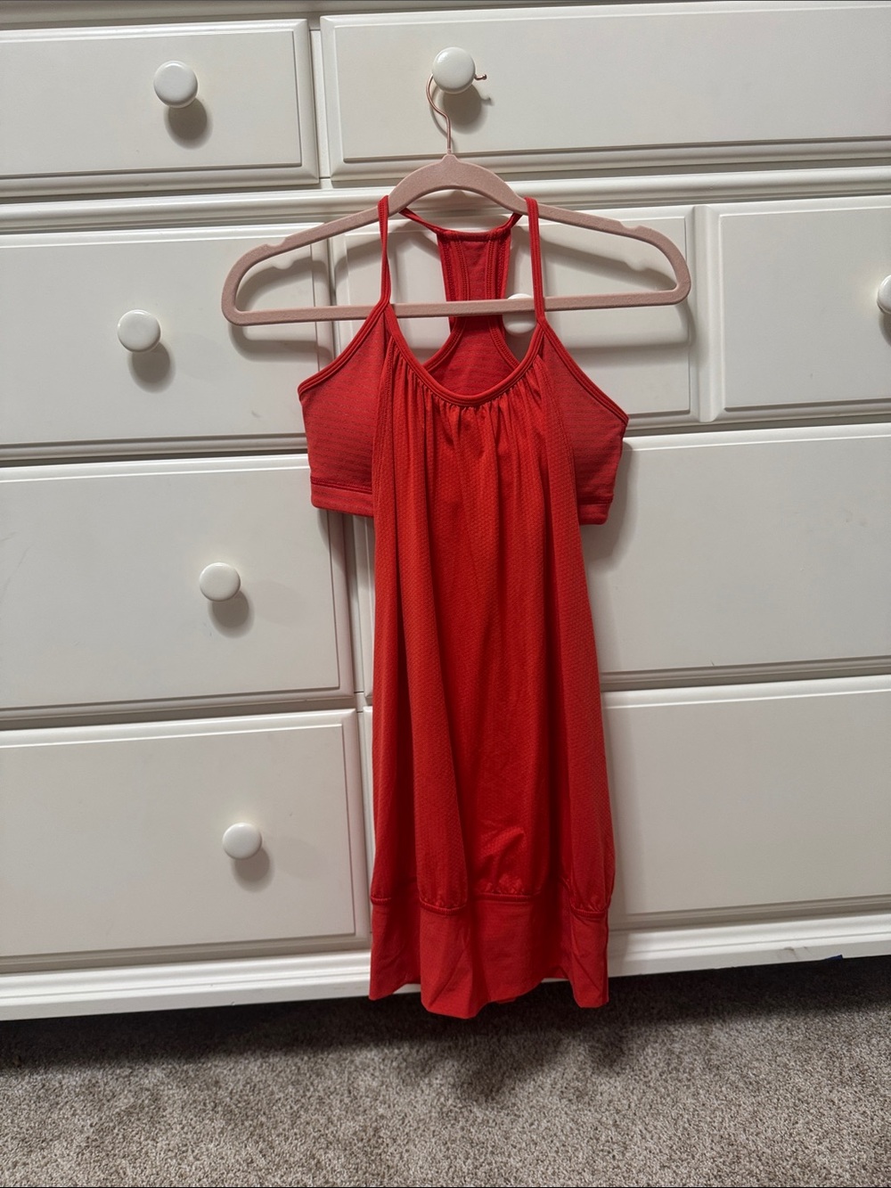 lululemon athletica Red Tank Top